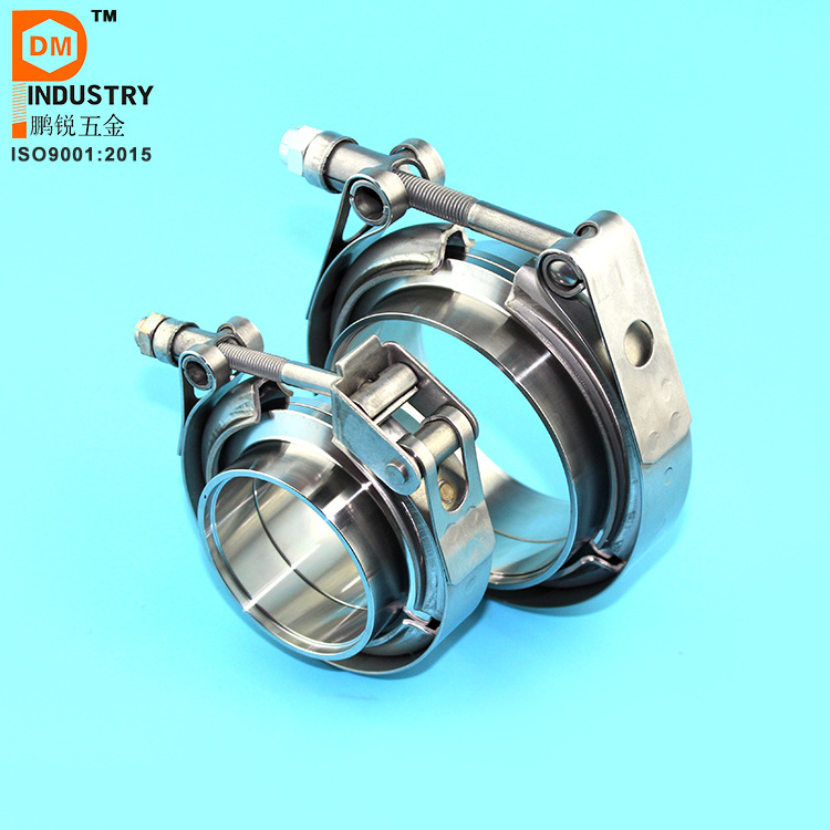 2.0'' Stainless Steel V-Band Clamps With Mf Flanges Sets