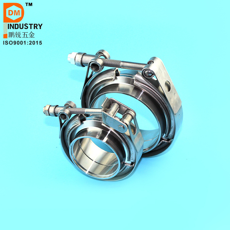 2.0'' Stainless Steel V-Band Clamps With Mf Flanges Sets