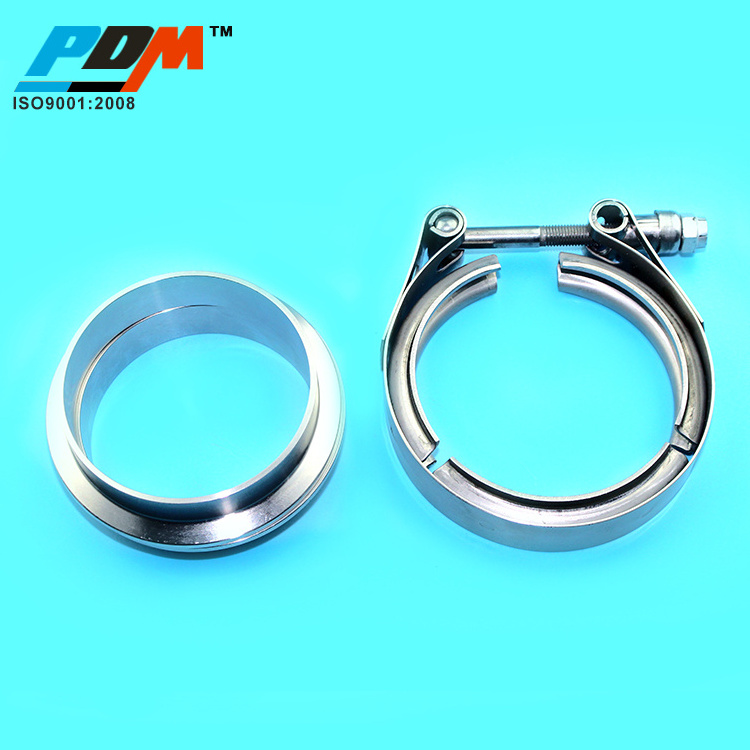 Custom logo V band Clamp kit standard size or customized size pipe clamps with flanges