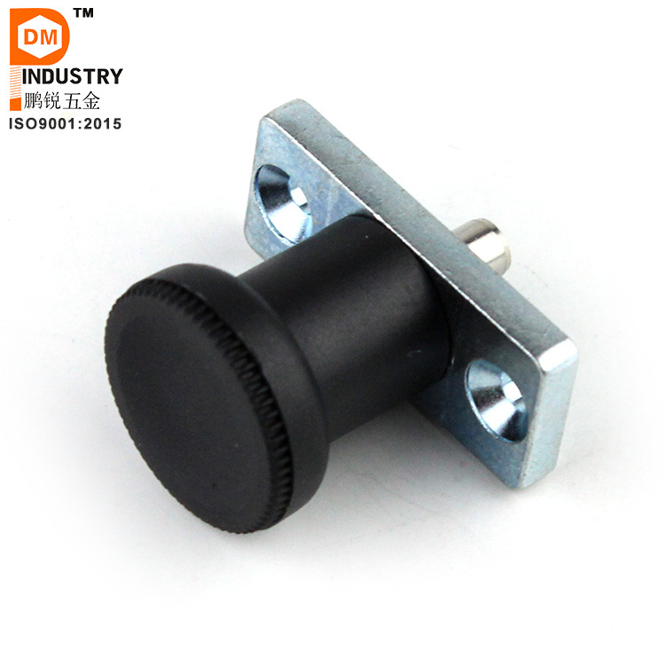 threaded plunger locking pin twist lock black color