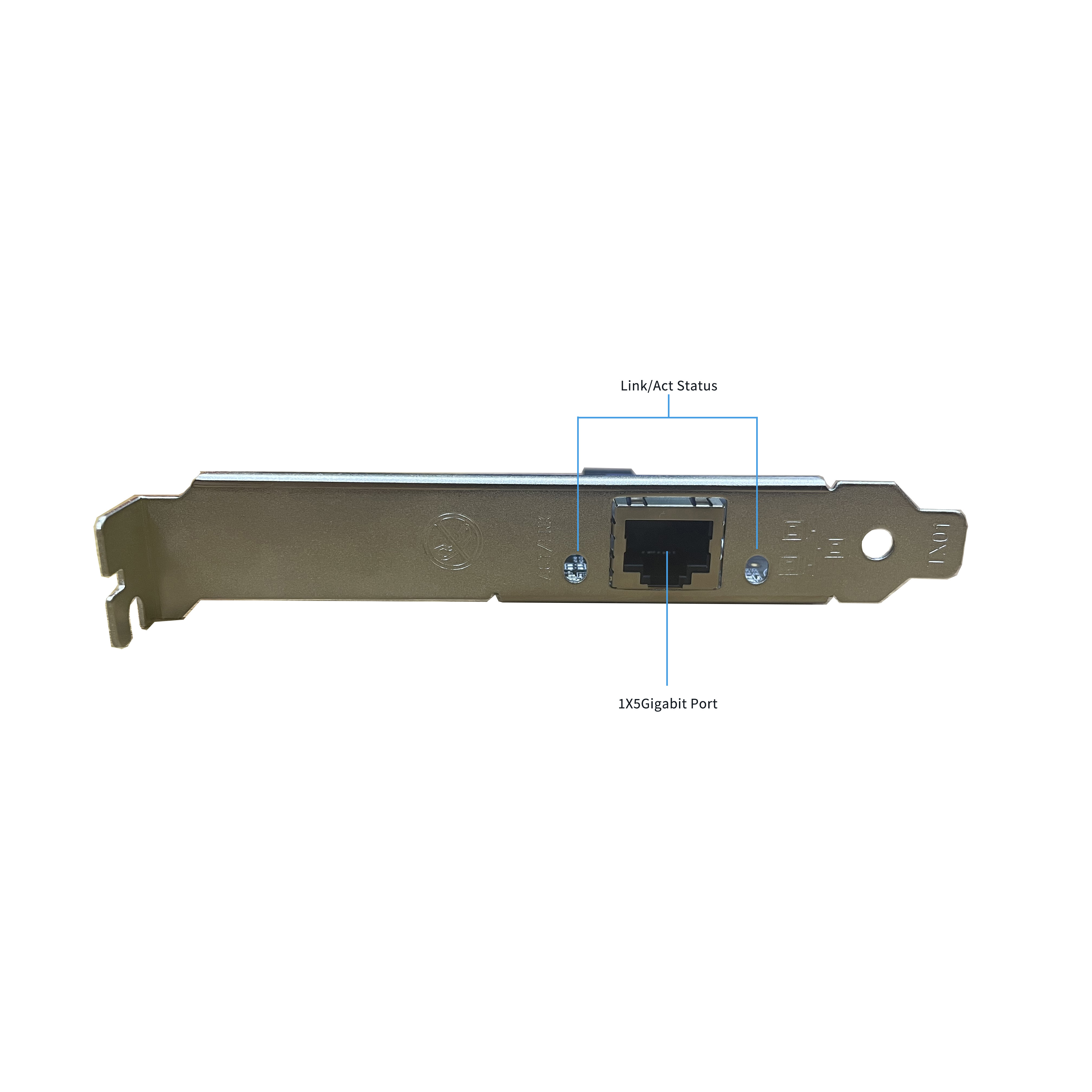 PCIe In-PT-T5G Single 5GbE SFP Optical Fiber Network Card Adapter High-Speed Ethernet Card