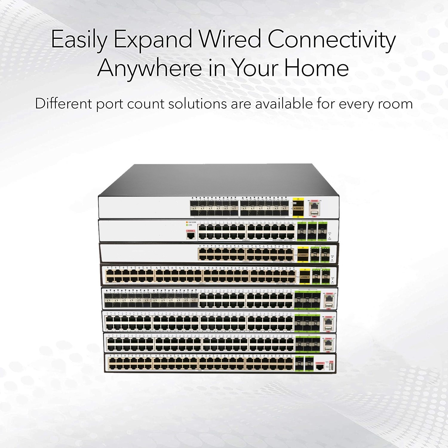 24 Ports Network Gigabit PoE Switches Support VLAN Extend Switch 2 Gigabit Ethernet Uplink Ports