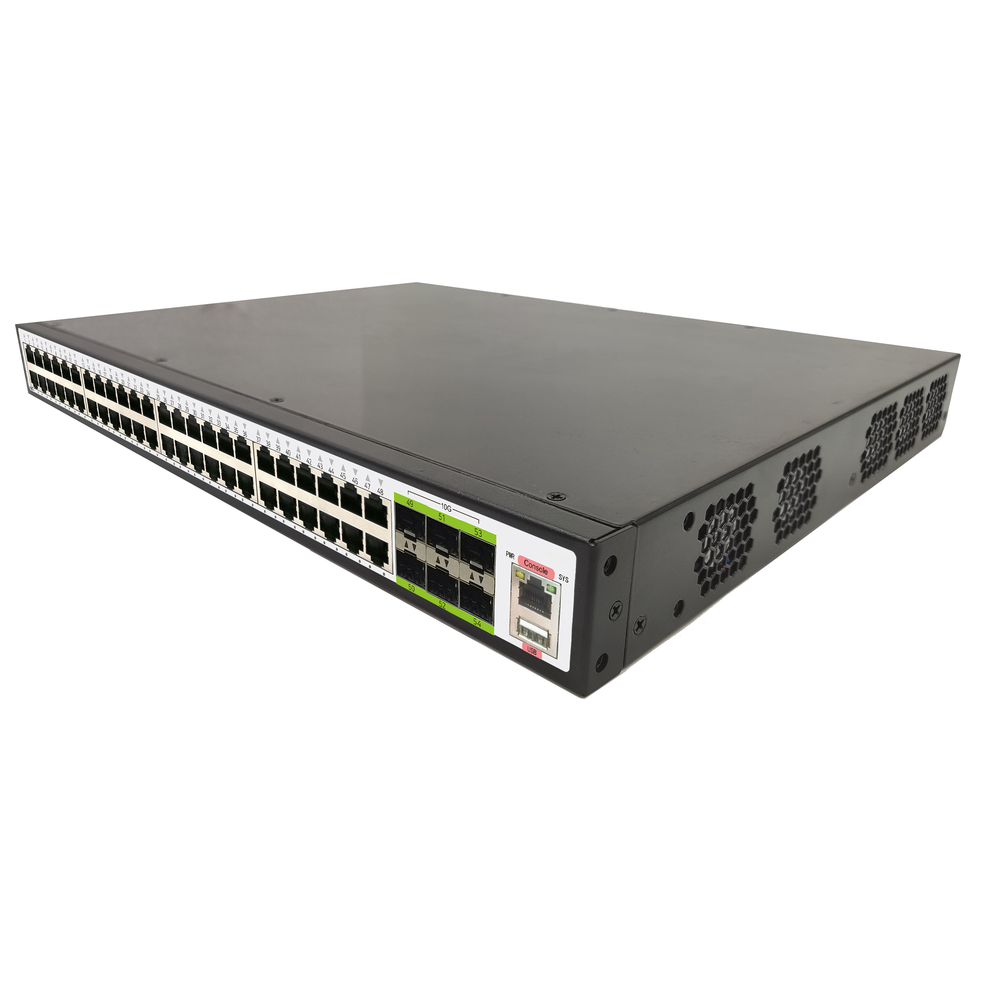 Industrial gigabit network switches poe switch network 48 port stackable Core switch