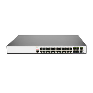 OEM ODM 30 Ports SFP+ 10G Uplink Layer3 Gigabit 24V 48V Passive Switch PoE VLAN Managed Reverse 2.5G switch