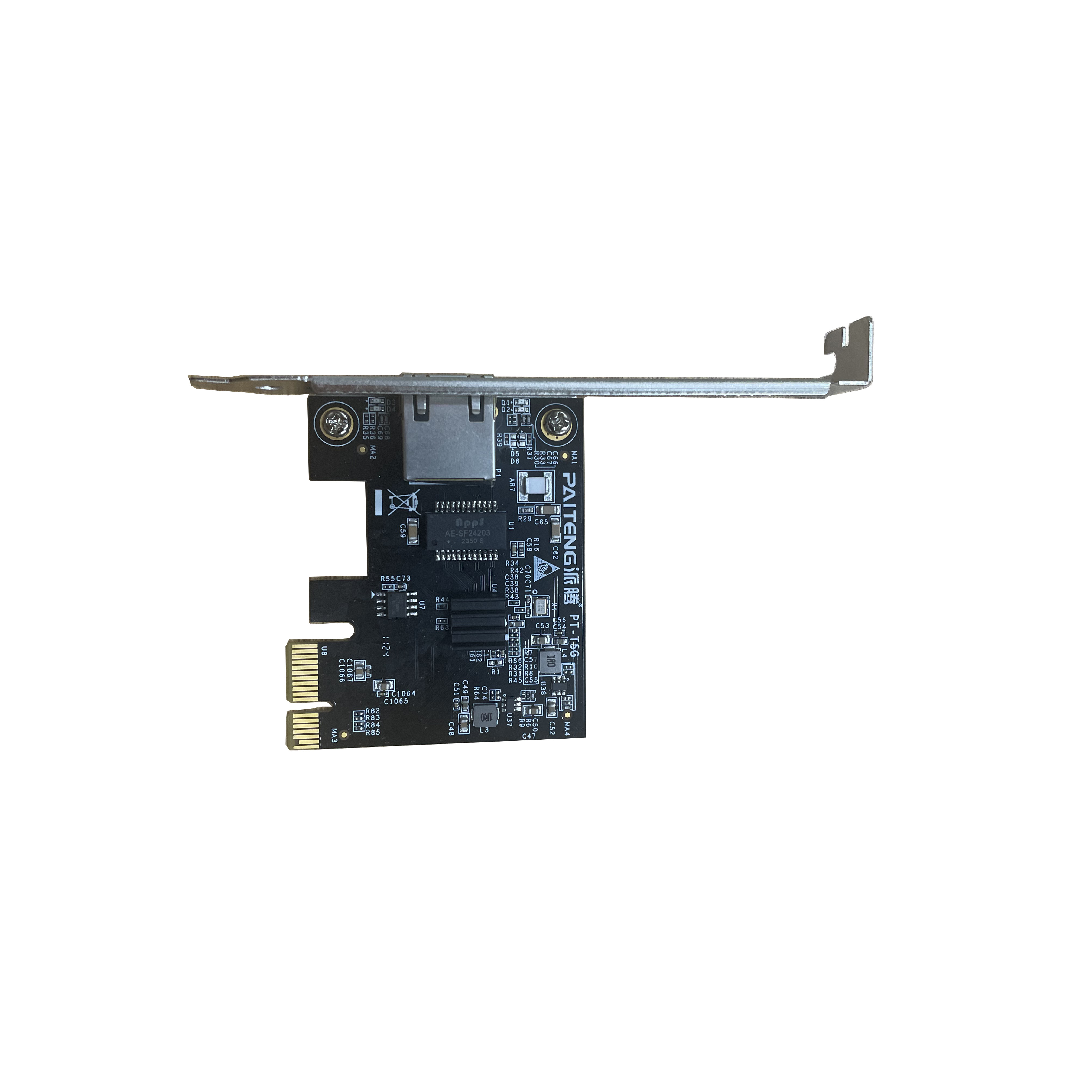 PCIe In-PT-T5G Single 5GbE SFP Optical Fiber Network Card Adapter High-Speed Ethernet Card