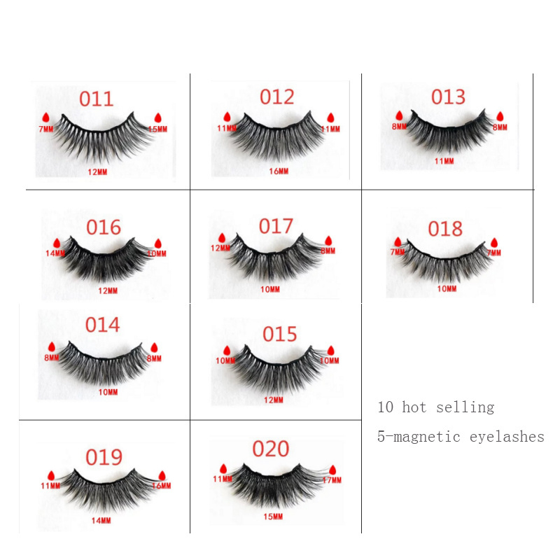 glamnetic 5d mink magnetic eyelash with eyeliner private label false eyelash magnetic set kit 3 pairs