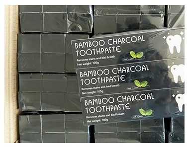 105G Exporting Organic Charcoal Whitening Teeth Toothpaste Activated Carbon Toothpaste for Oral Care