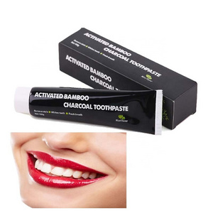 105G Exporting Organic Charcoal Whitening Teeth Toothpaste Activated Carbon Toothpaste for Oral Care