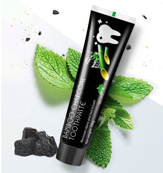 105G Exporting Organic Charcoal Whitening Teeth Toothpaste Activated Carbon Toothpaste for Oral Care