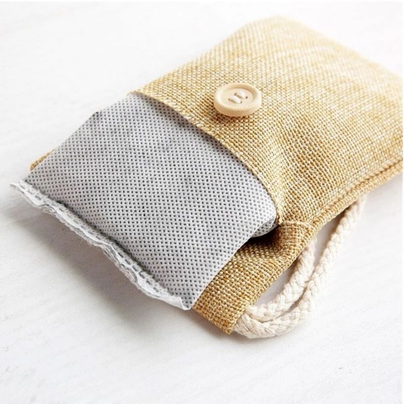 Natural Bamboo Charcoal Air Purifying Bag Air Purifier Bags Activated Charcoal for Home and Car