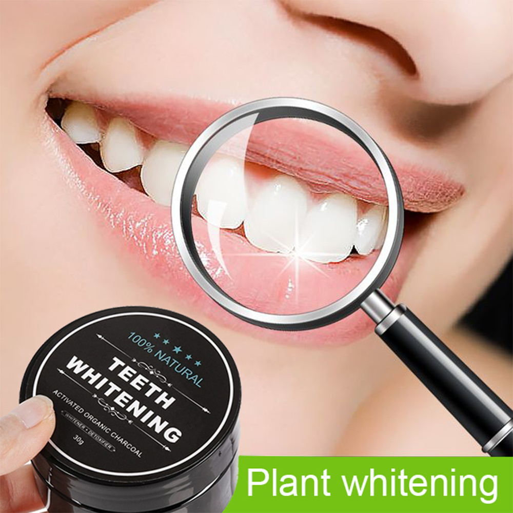 Teeth Whitening Powder Dental Charcoal Oral Hygiene Care Natural Stain Remove Bamboo Activated Carbon for Oral Care