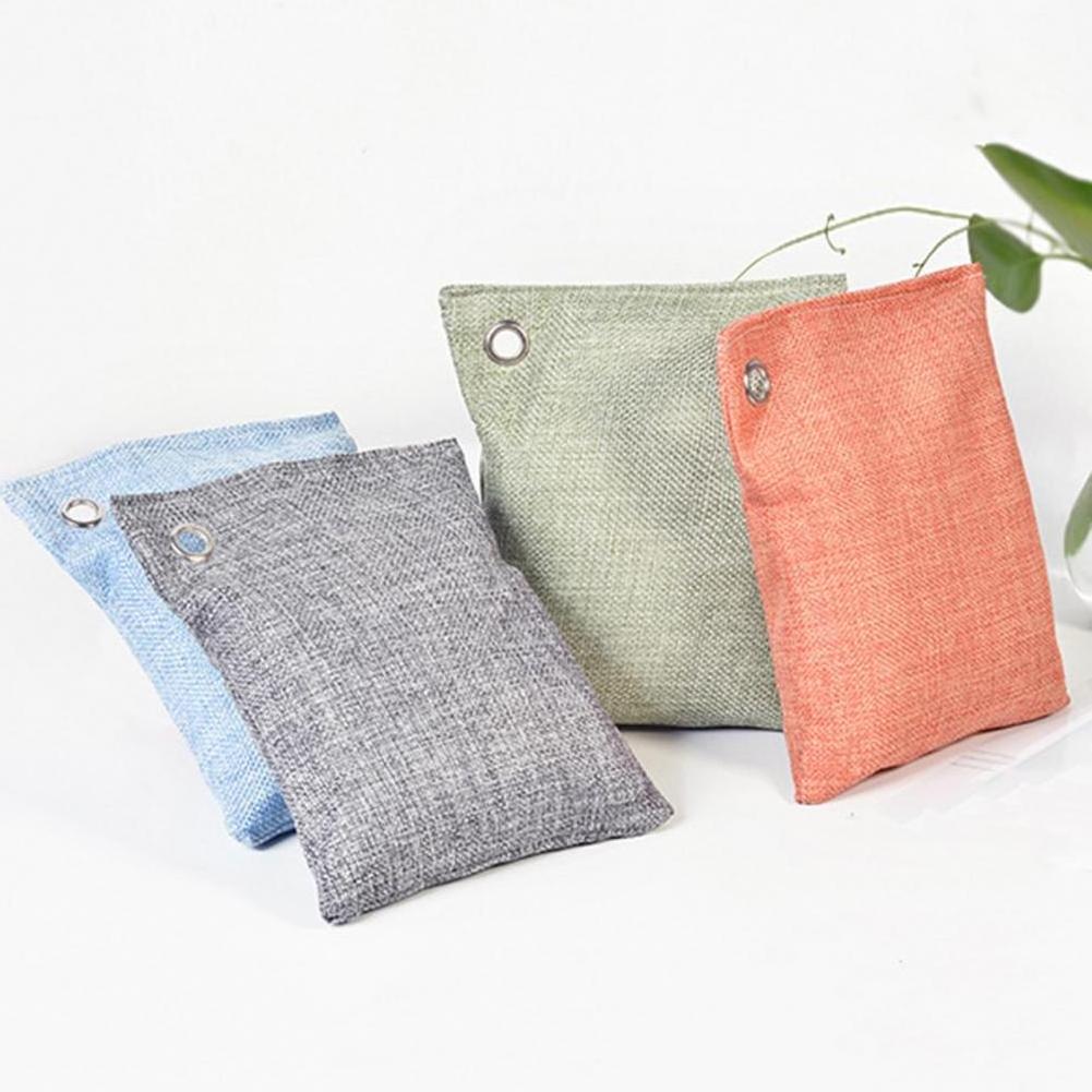 No Customized 200g Bamboo Charcoal Bag Air Purification Bag Natural Eco-friendly Material Bag for Home Wardrobes