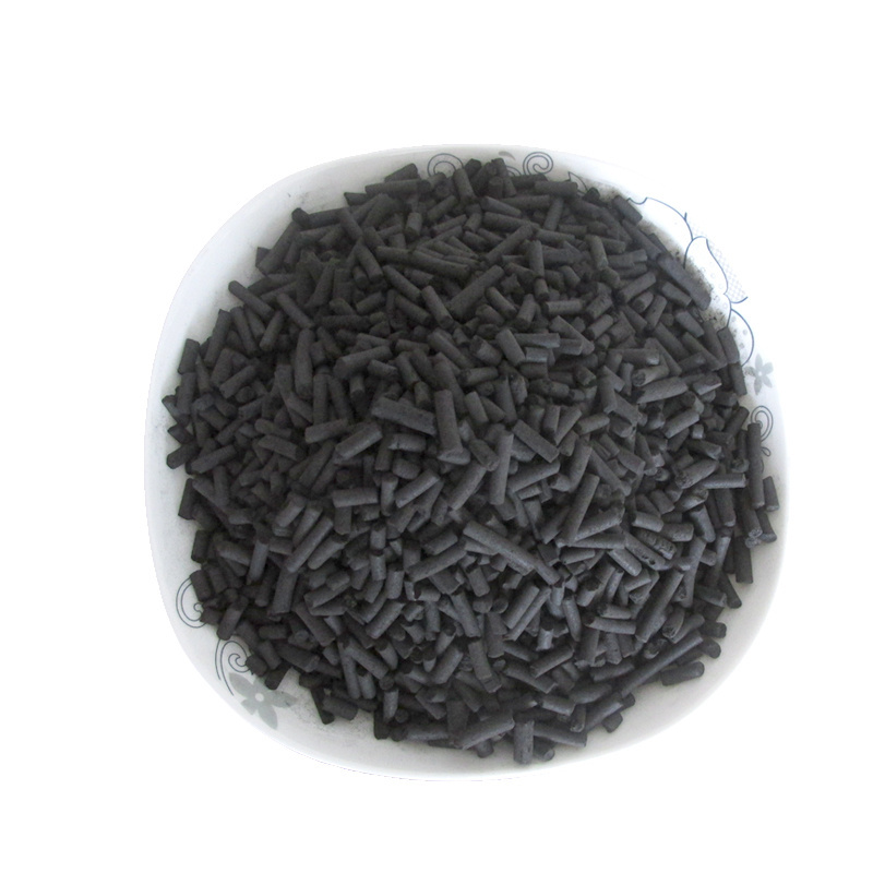 400-1200 Iodine Wooden Coal Base Columnar Pellet Activated Carbon For Chemical Industrial Adsorption