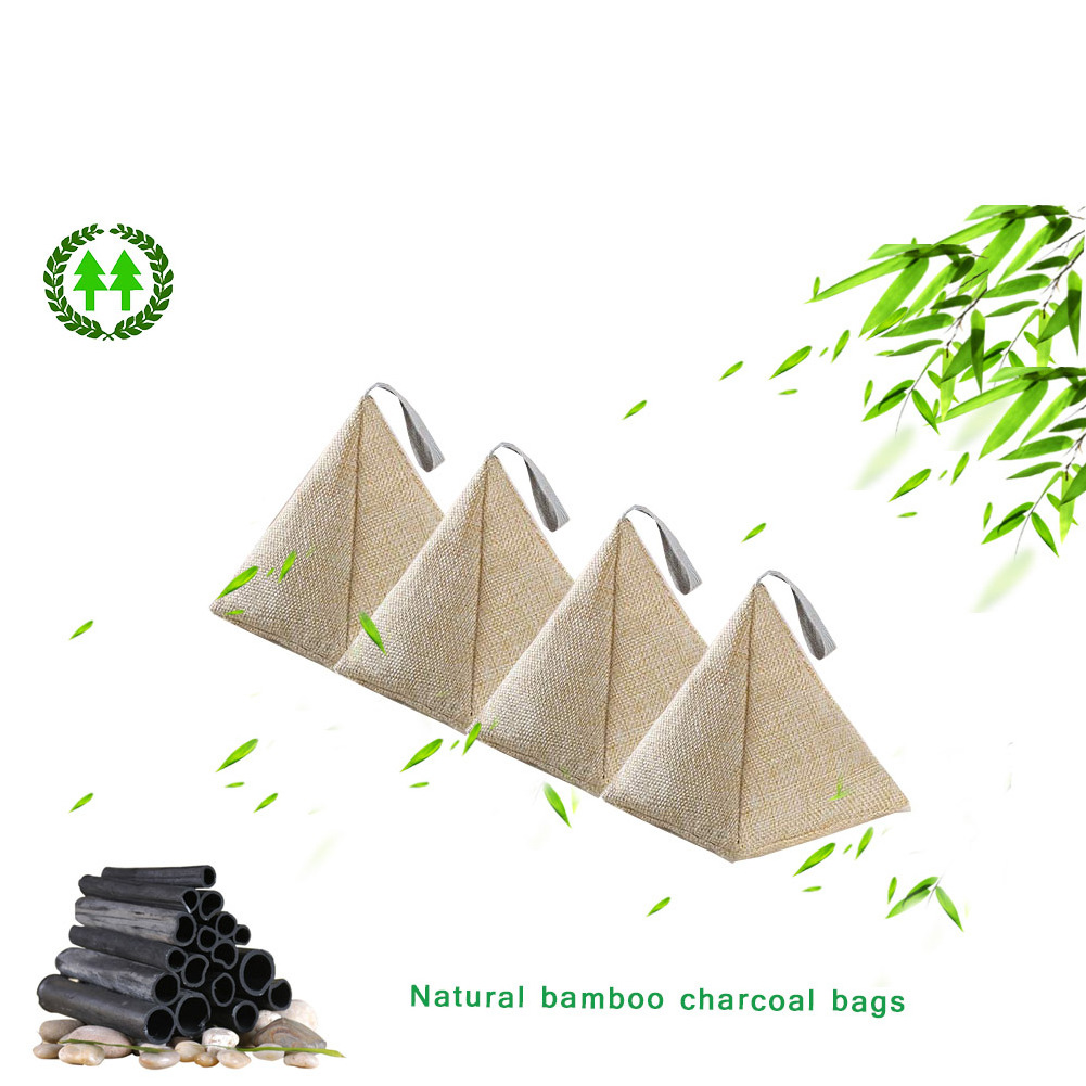 Freshening Odor Absorber Bamboo Charcoal Air Purifying Bags Activated Carbon  For Closets