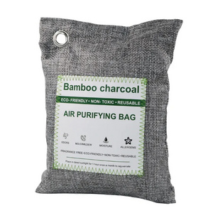 200G Bamboo Charcoal Bag Air Purification Bag Activated Carbon Bag For Household Formaldehyde Removal Use