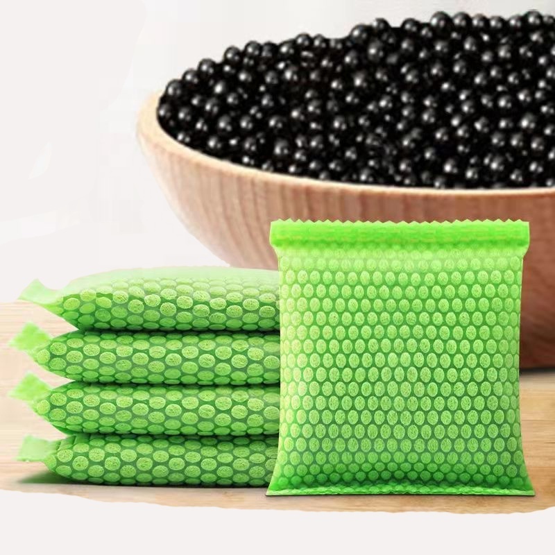 New Air Fresh Material Nano Crystal Mineral Activated Carbon Deodorizer Bag Spherical High Adsorption Deodorant Bag