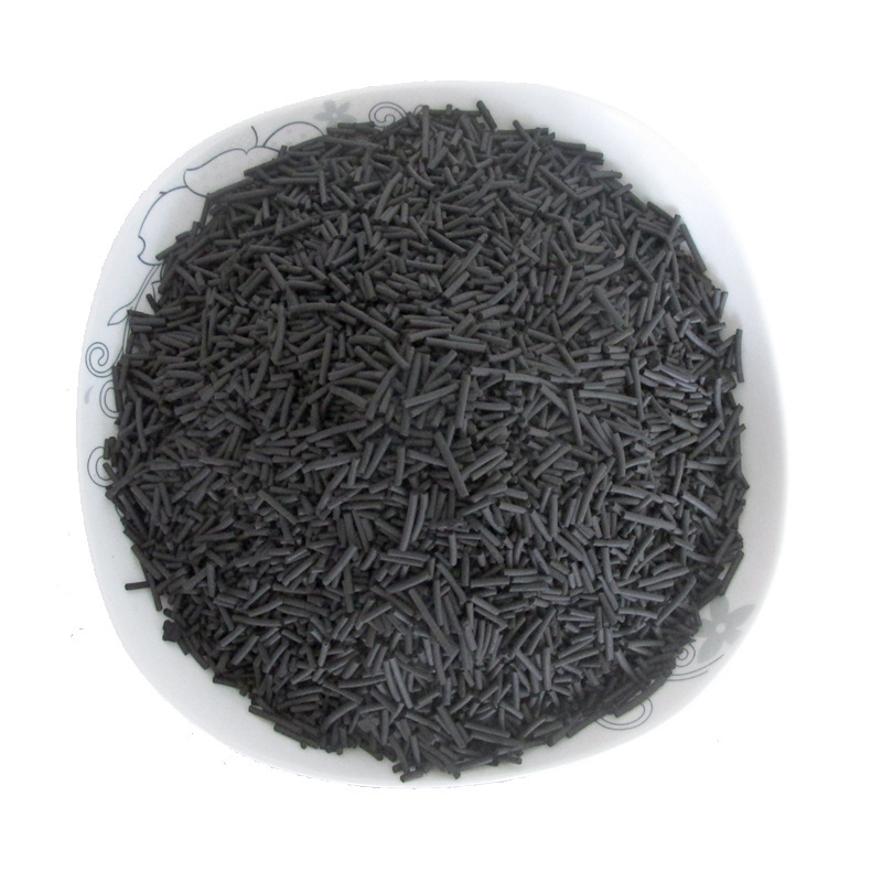 400-1200 Iodine Wooden Coal Base Columnar Pellet Activated Carbon For Chemical Industrial Adsorption