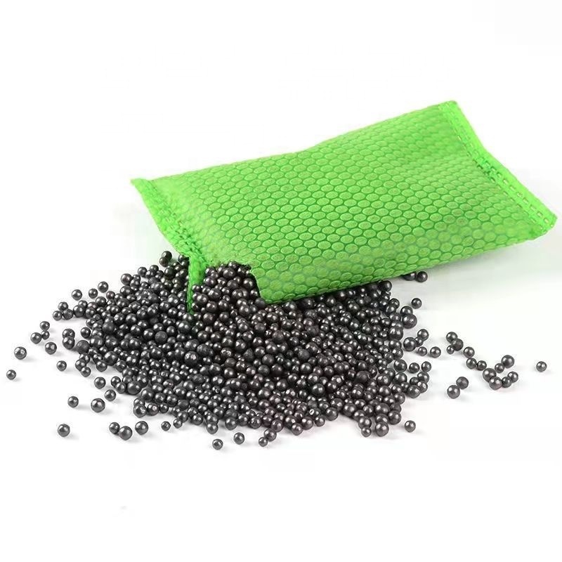 New Air Fresh Material Nano Crystal Mineral Activated Carbon Deodorizer Bag Spherical High Adsorption Deodorant Bag