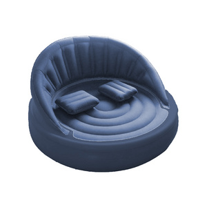 Hot Selling Customized PVC Inflatable Sofa Outdoor Flocked Bed for Relaxation for Pool & Accessories