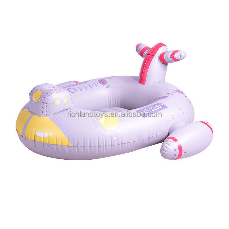 Factory Customization Submarine theme inflatable airplane pool float kids adult water gun pool toy inflatable pontoons tube