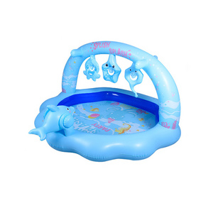 New PVC Kid Seashell Splash Pool Indoor Play Center Paddling Pool For Kid Ball Pit Ball Baby Pool