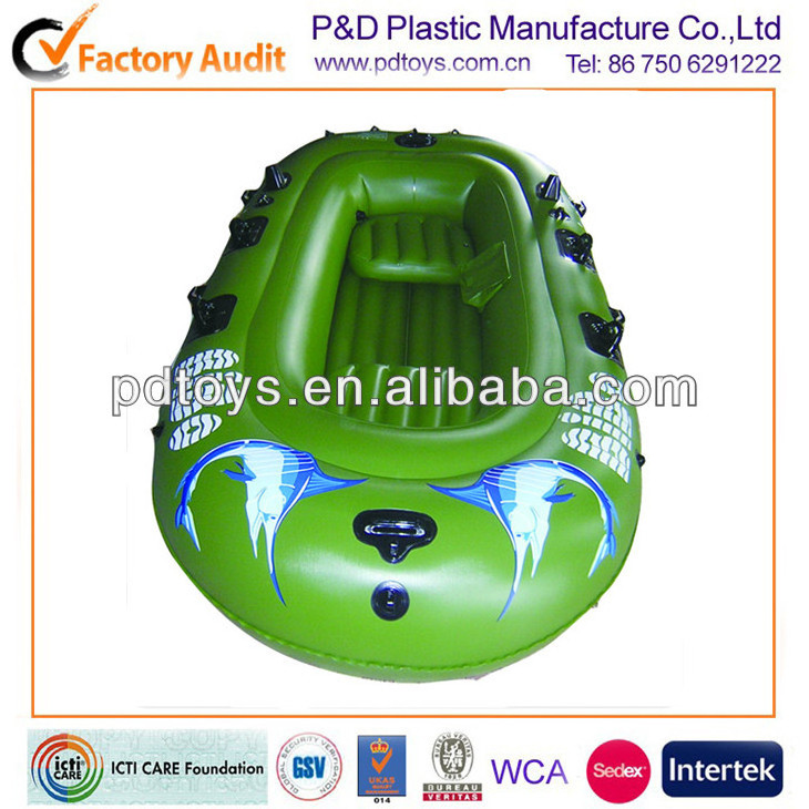 plastic 4 persons inflatable catamaran