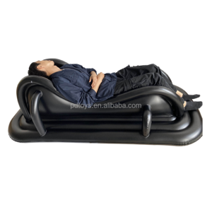 ASTM PVC S shape air inflatable expensive sofa