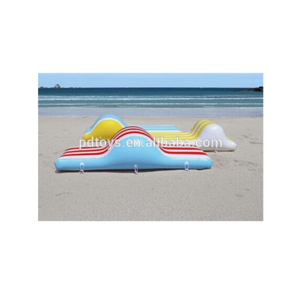 PVC inflatable beach folding chair folding beach lounge chair