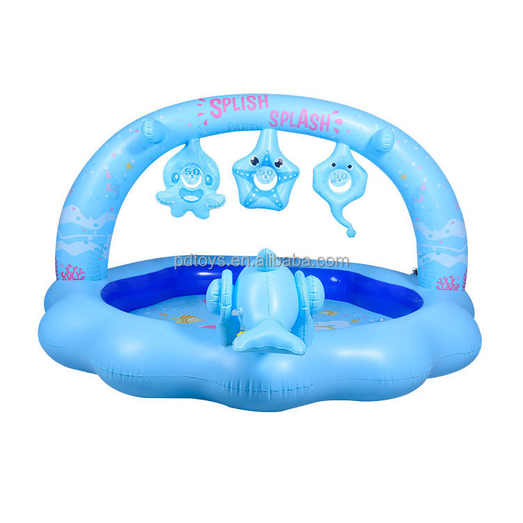 New PVC Kid Seashell Splash Pool Indoor Play Center Paddling Pool For Kid Ball Pit Ball Baby Pool