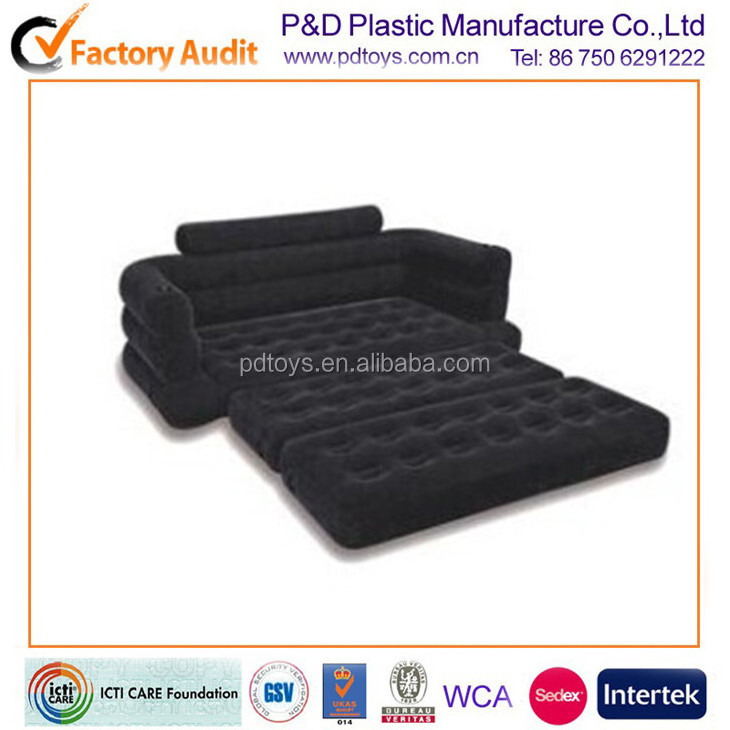 PVC folding inflatable air lounge sofa bed