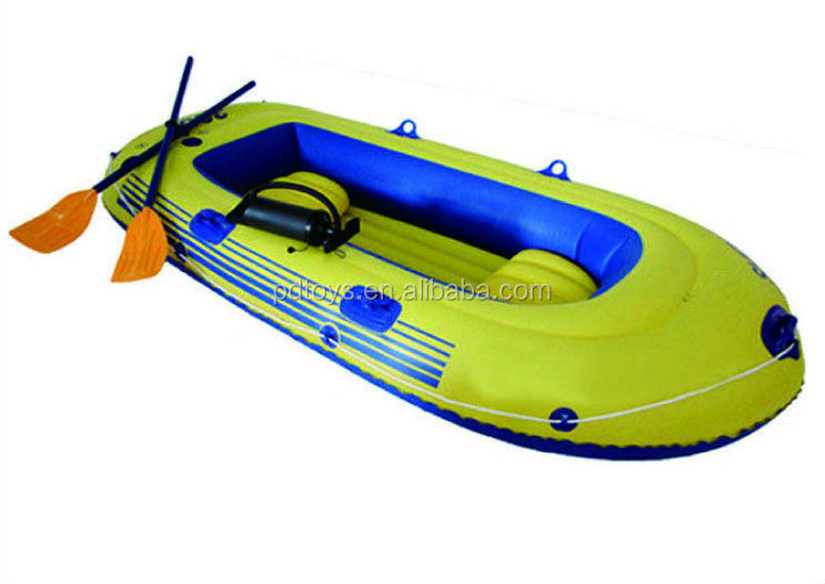 Outdoor Sports Inflatable PVC Boat Dinghy for Fishing Lake Drifting Rowing Made with Hypalon and Aluminum