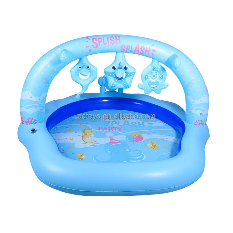 New PVC Kid Seashell Splash Pool Indoor Play Center Paddling Pool For Kid Ball Pit Ball Baby Pool