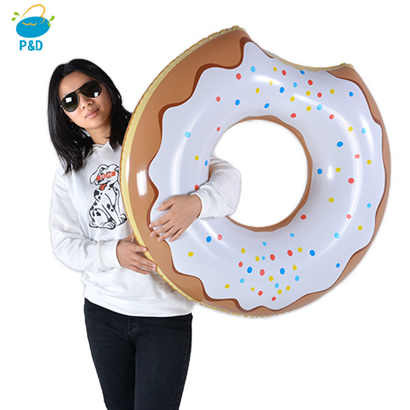 P&D Inflatable Donut swimming ring Water Fun Donut Pool Float