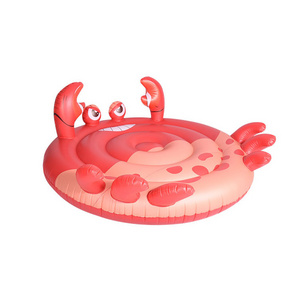 custom pool float crab air bed inflatable toys for kids beach floats floatie inflatable animal toys