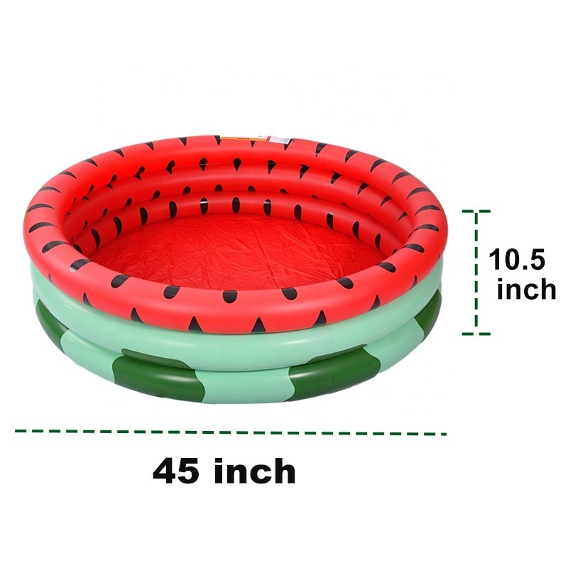 P&D Piscine Gonflable Watermelon PVC Inflatable Baby Swimming Pool Ball pit Kids Paddling Pool Kiddie Pool For Backyard