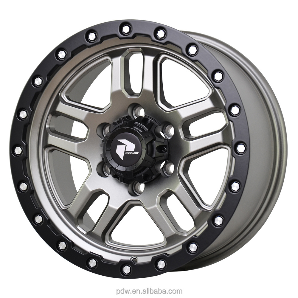 PDW wholesale 16 17 18 19 inch 4x4 wheel Off road rims SUV ATV steel alloy car wheel rims