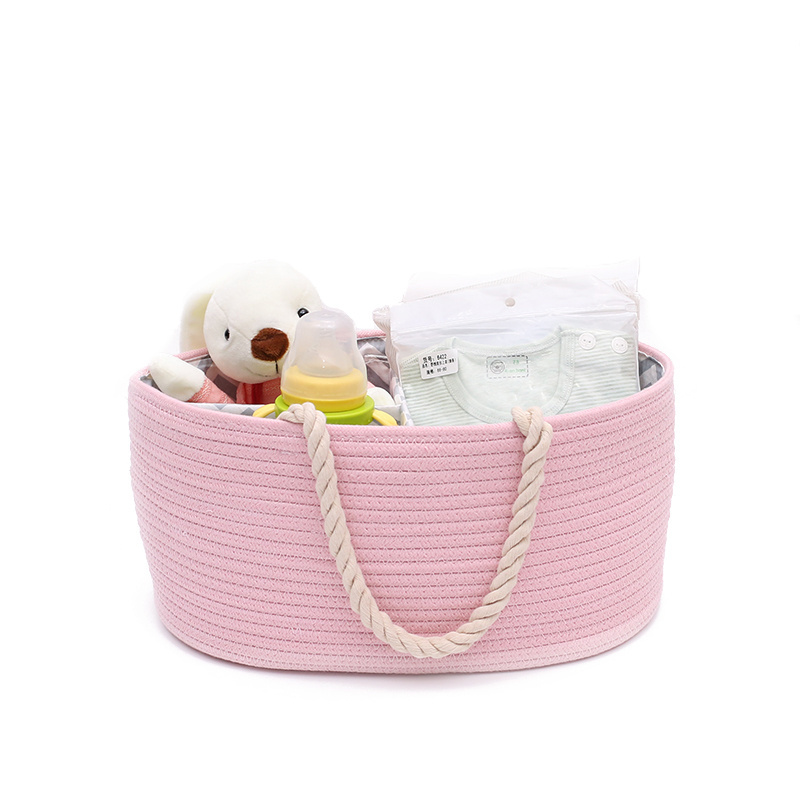 High Quality Cotton Rope Basket For Laundry Baskets, Children's Toys, Baby Diapers, Towels, Pillows, Shoes, Books