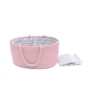 High Quality Cotton Rope Basket For Laundry Baskets, Children's Toys, Baby Diapers, Towels, Pillows, Shoes, Books