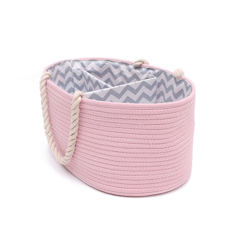 High Quality Cotton Rope Basket For Laundry Baskets, Children's Toys, Baby Diapers, Towels, Pillows, Shoes, Books