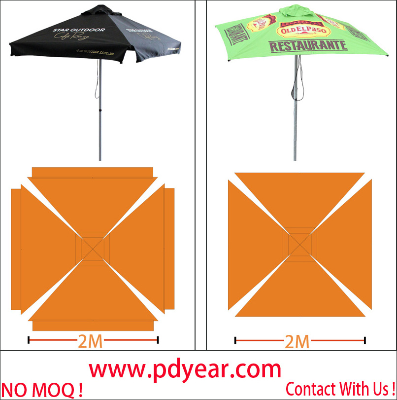 Outdoor aluminum frame Beach Umbrella For Promotional Advertising Events Outdoor Sun Umbrella Parasol