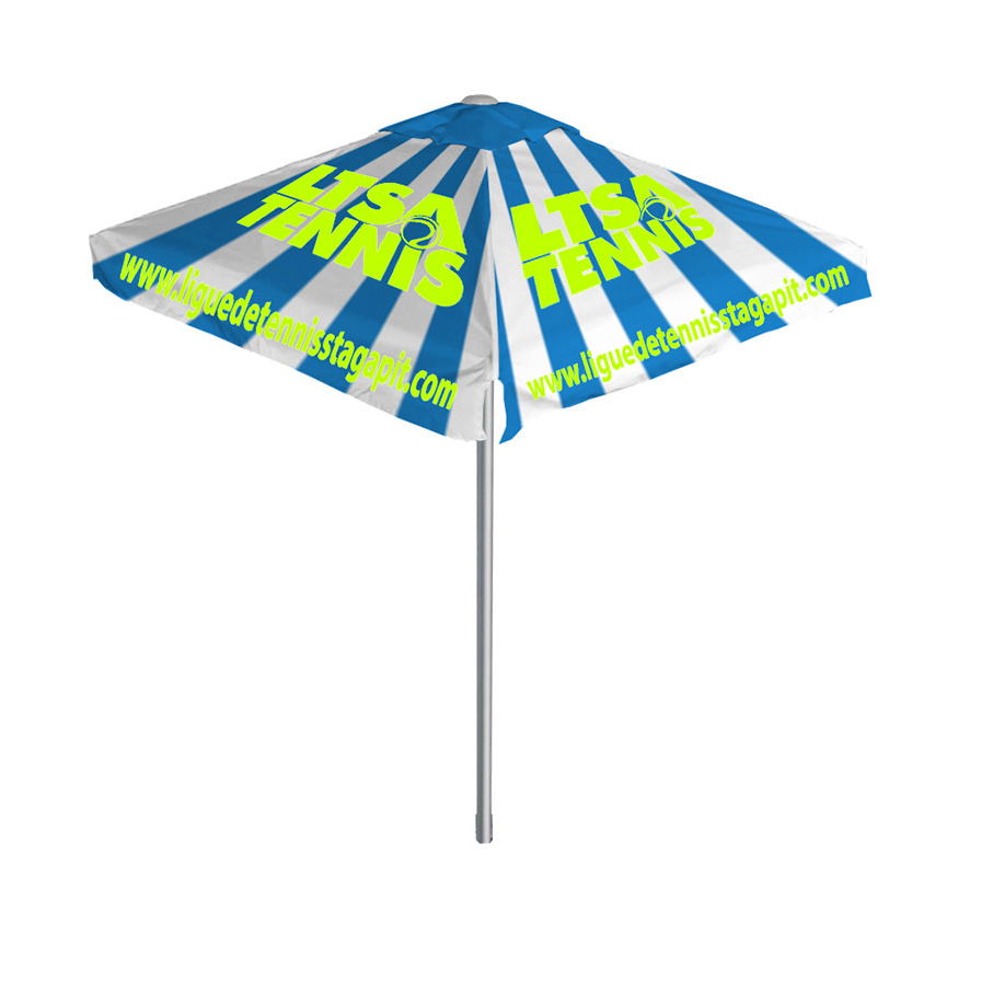 Outdoor aluminum frame Beach Umbrella For Promotional Advertising Events Outdoor Sun Umbrella Parasol