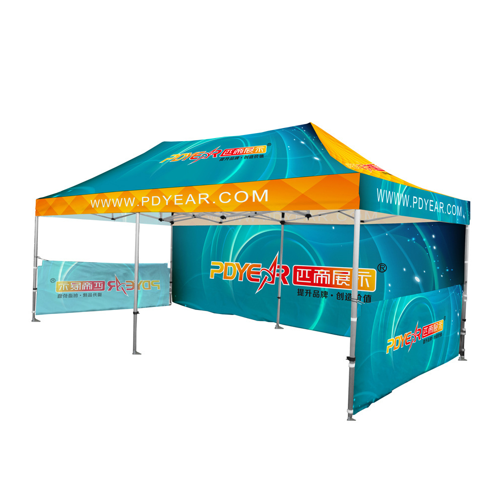 10x20 3x6 promotional folding Aluminium shelter custom ez up event awning pop up  gazebo marquee trade show canopy tent