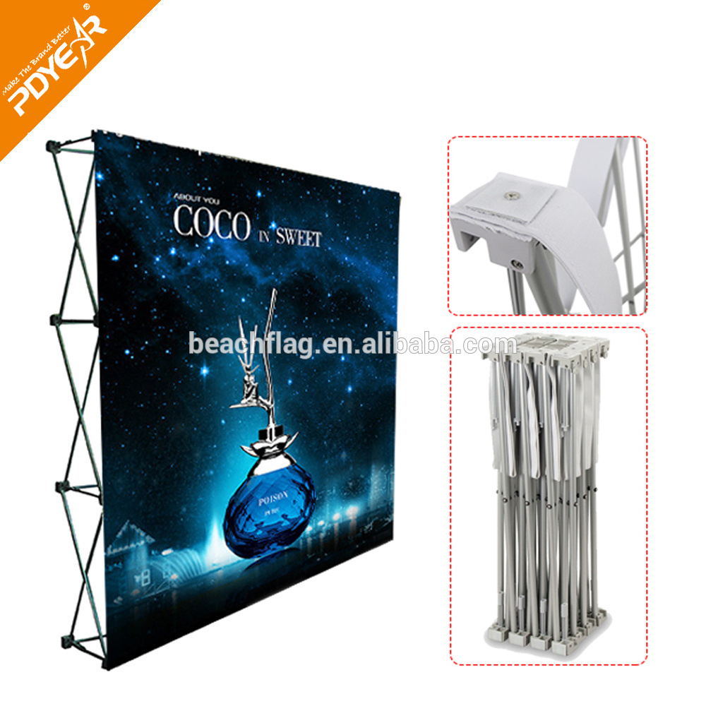 Pop up backdrop aluminium trade show display stand