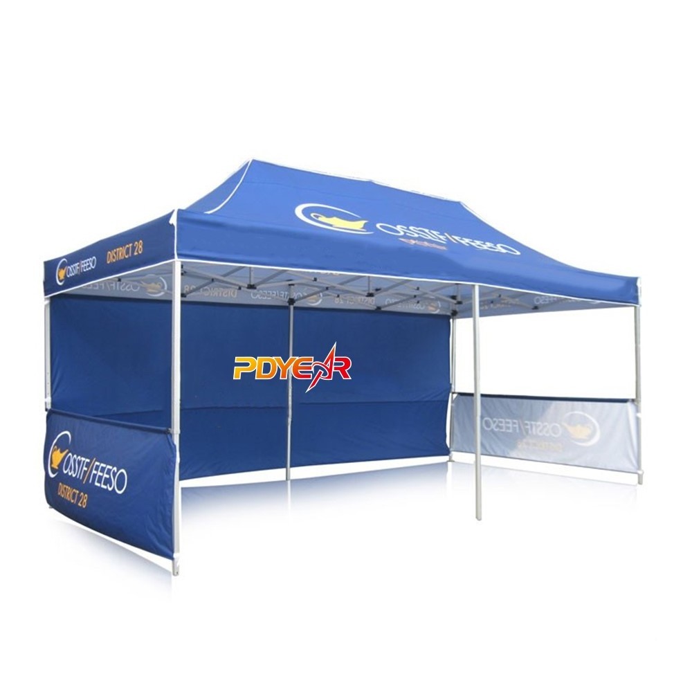 10x20ft 3x6m factory folding instant Aluminium shelter custom ez up event awning pop up  gazebo trade show canopy tent