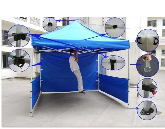 3x3m outdoor Aluminum frame ez up canopy advertising pop up marquee  foldable gazebo portable trade show tent