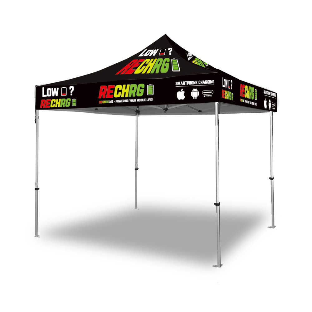 Outdoor heavy duty Foldable Aluminum Pole Gazebo Canopy