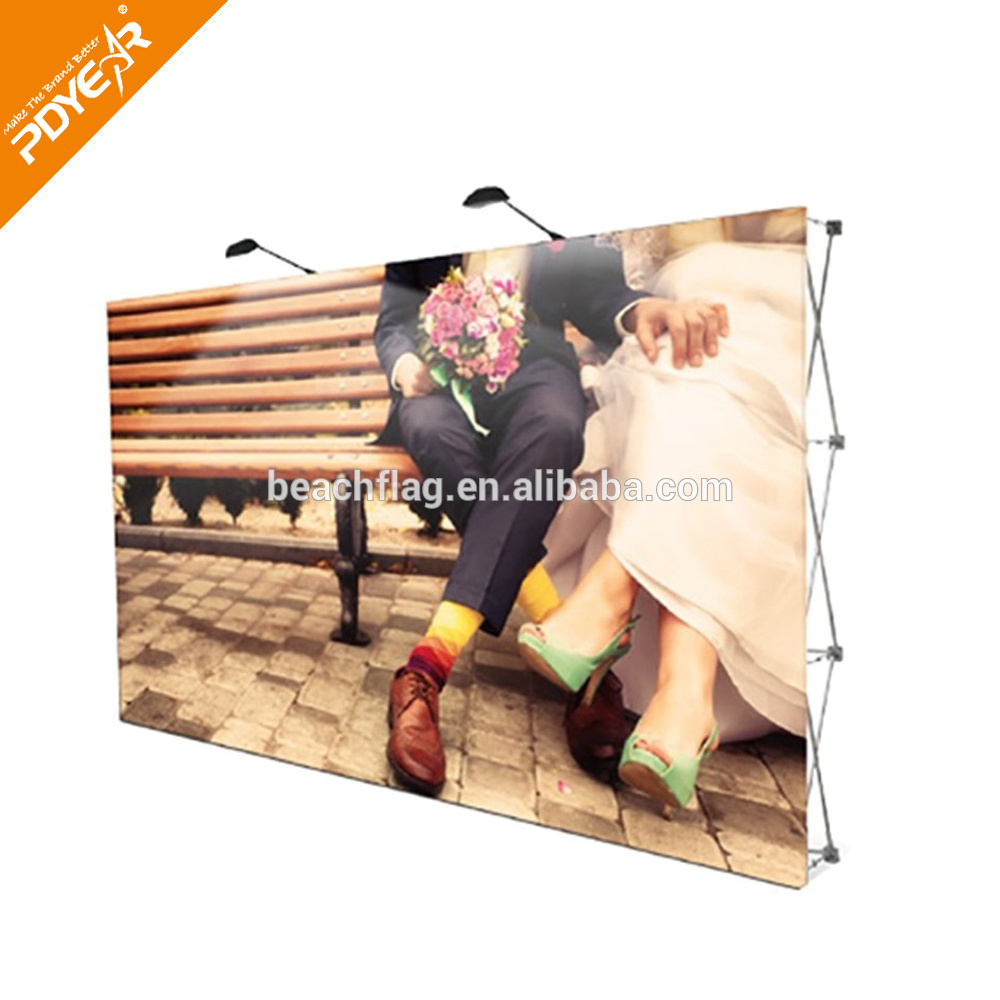 Pop up backdrop aluminium trade show display stand