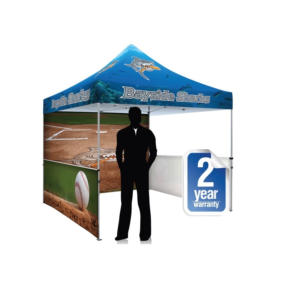 Pdyear Manufacture 10x10ft 3X3 m folding custom canopy Aluminium event trade show outdoor tent with half wall