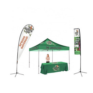 Customized Advertising Roof Top Folding Cinch Pop Up Outdoor Tent