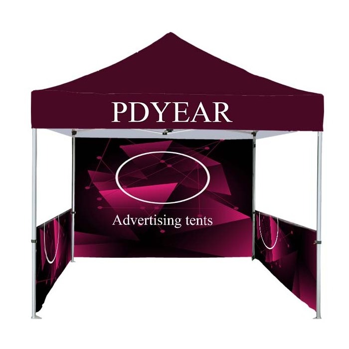 3x3m Outdoor Pop up Tent Portable Factory Wholesale Aluminum Folding Advertising Tent Gazebo Canopy